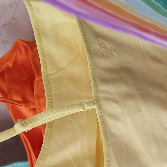 ๐งก๐ VICTORIA'S SECRET Flannel Orange/Yellow STRIPED Pajama Set ๐๐งก - Picture 14 of 16